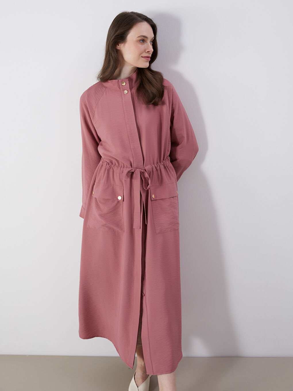 Woman PINK Abaya -S5R300Z8-GVS