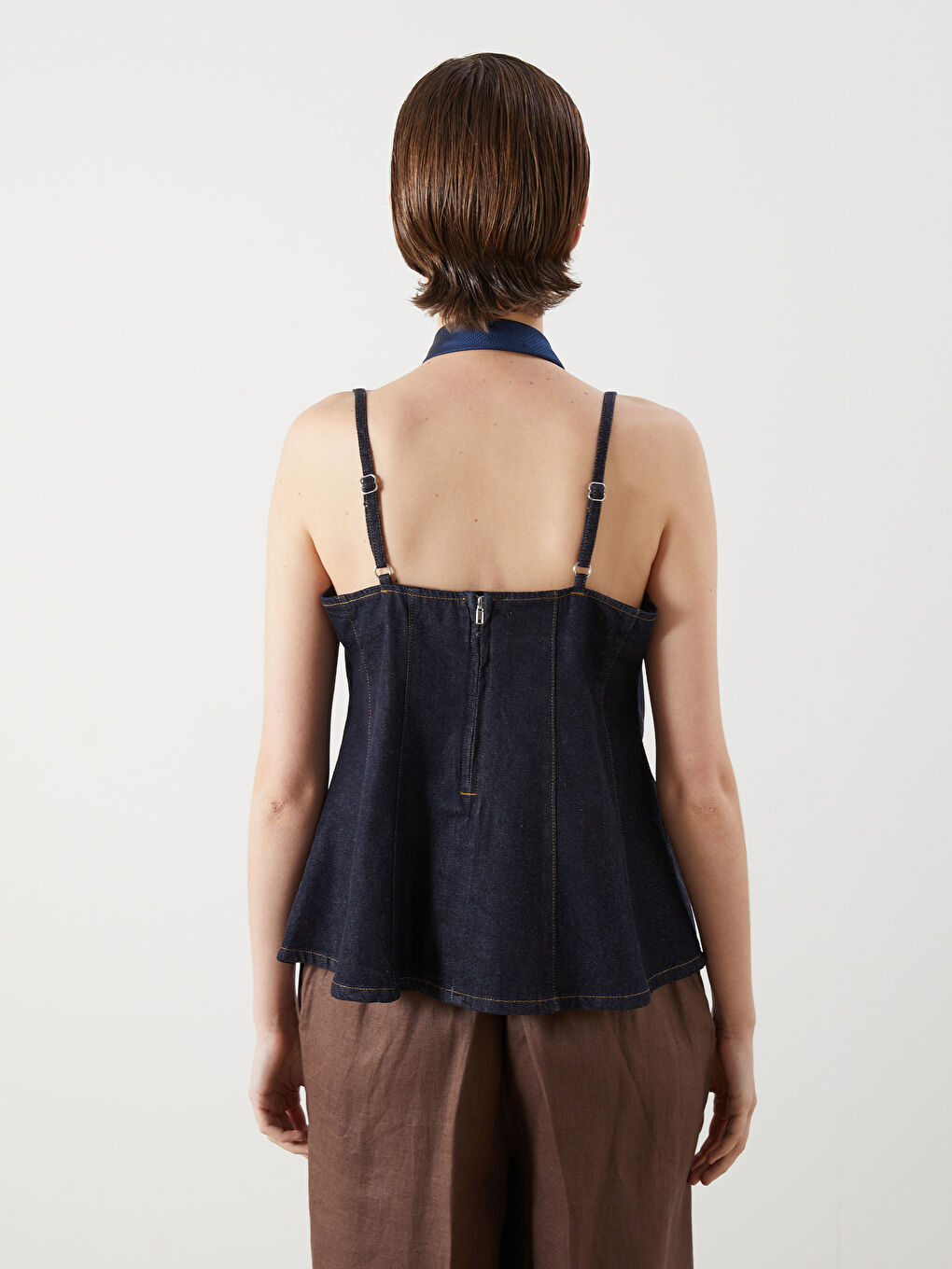 LCW Vision Woman INDIGO Denim Blouse -S5R314Z8-309