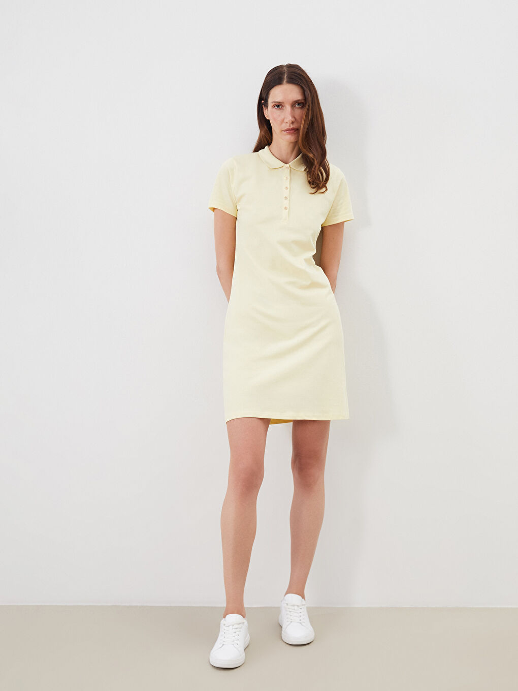 LCWAIKIKI Classic Woman YELLOW Dress -S5R326Z8-FEZ