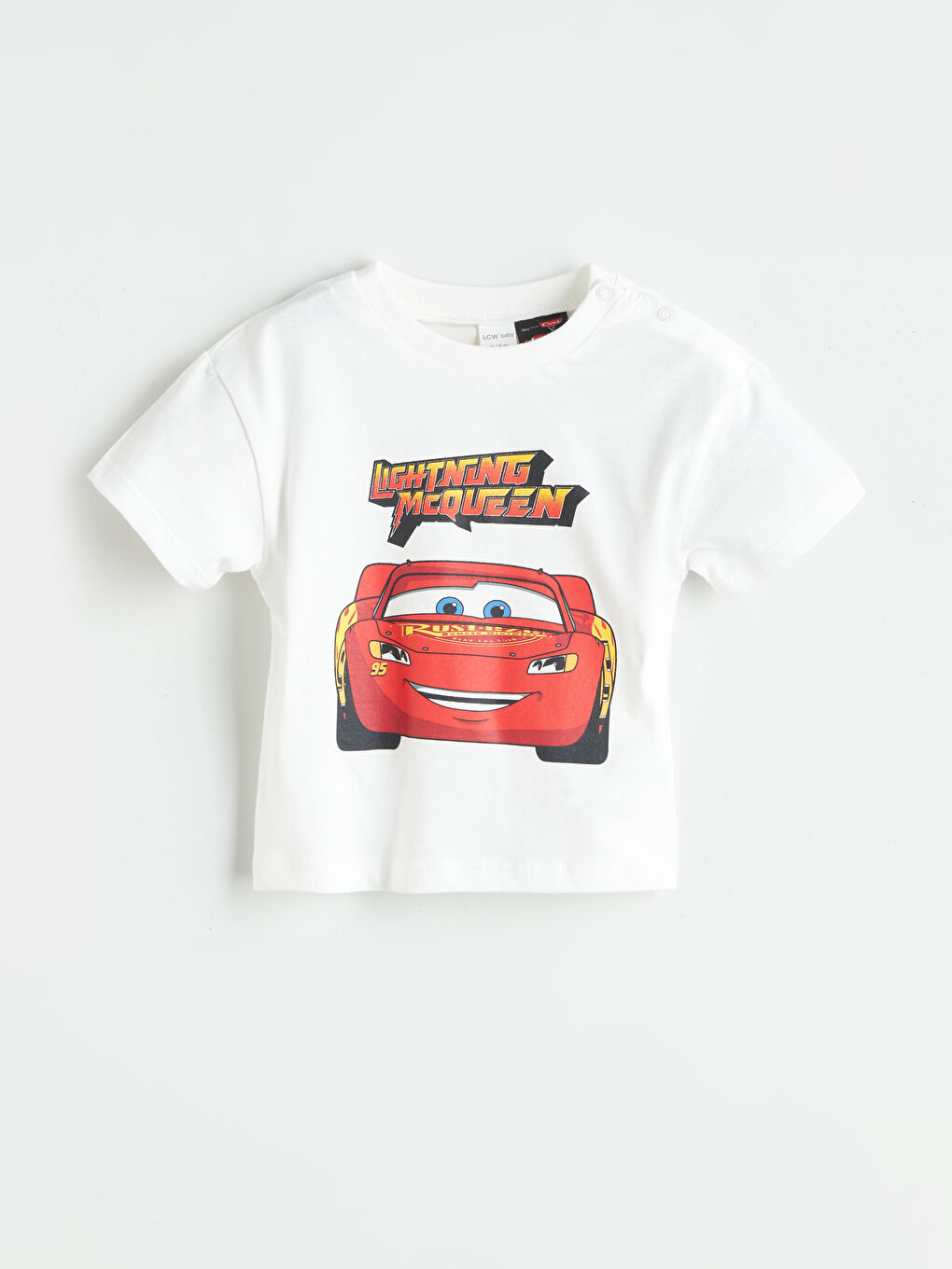 Crew Neck Short Sleeve Cars Printed Baby Boy T-Shirt and Shorts 2-Piece Set -S5R327Z1-FDU