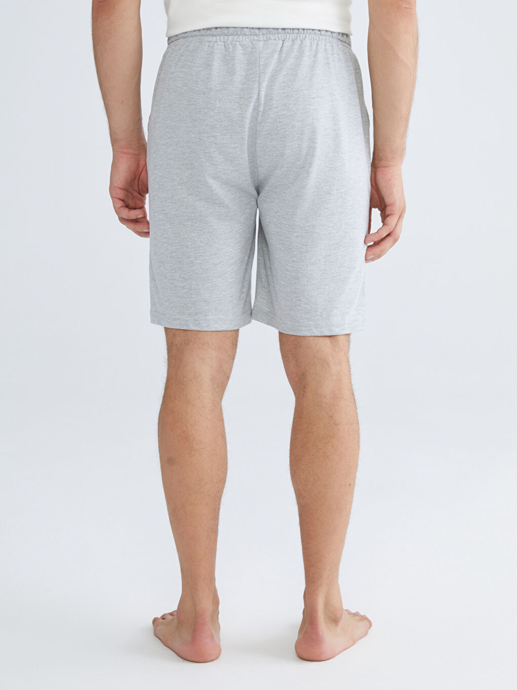 شورت بيجامة رجالي سليم فيت قطعتين-6