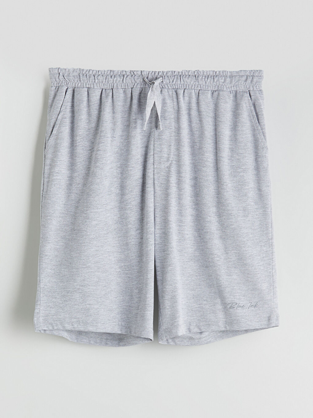 شورت بيجامة رجالي سليم فيت قطعتين-8