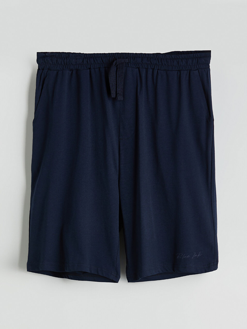 شورت بيجامة رجالي سليم فيت قطعتين-10