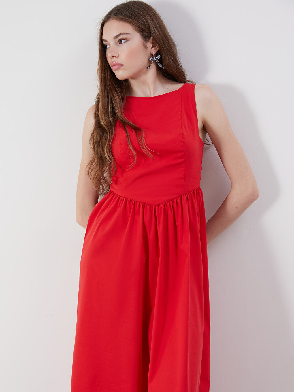 Woman RED Dress -S5R335Z8-CRT