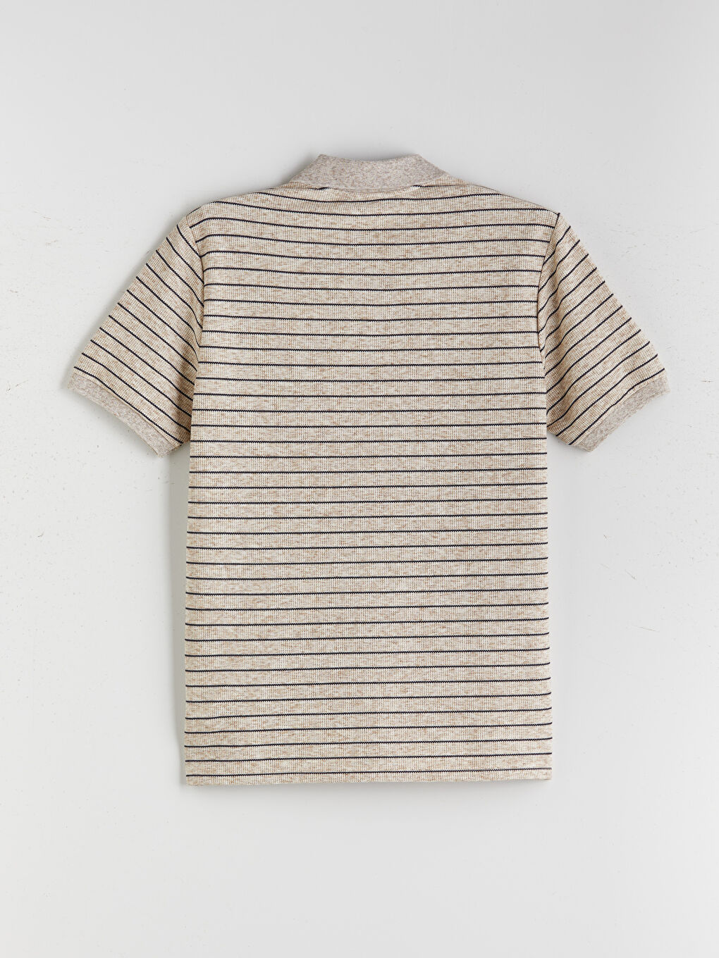 SOUTHBLUE Polo Neck Striped Men's T-Shirt -S5R336Z8-DS3