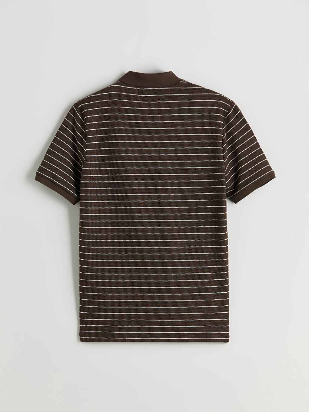 SOUTHBLUE Polo Neck Striped Men's T-Shirt -S5R336Z8-ZMQ