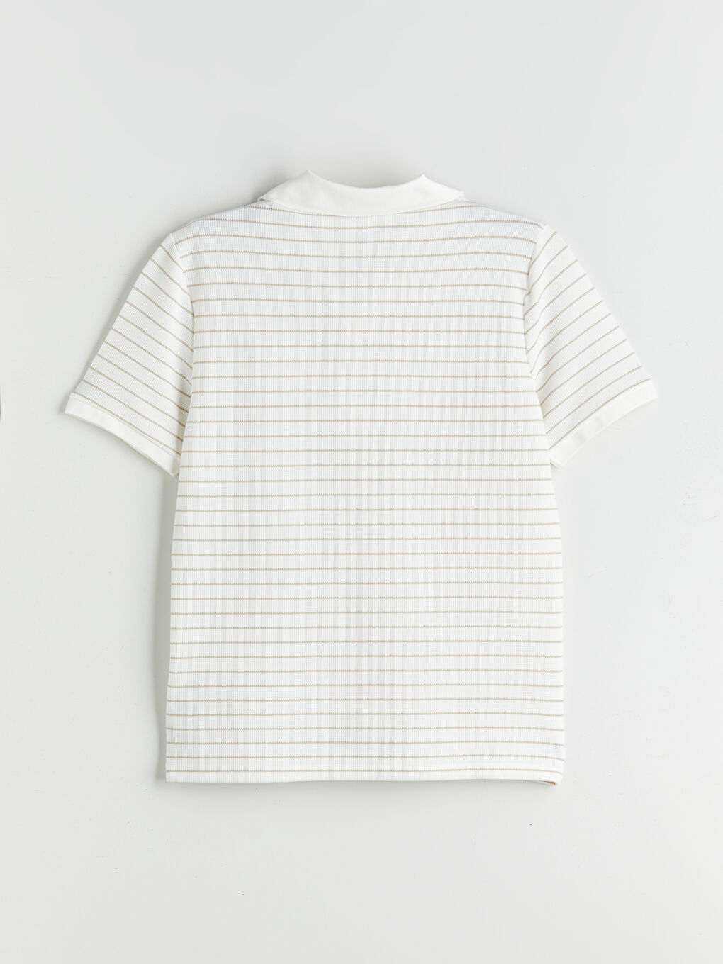 SOUTHBLUE Polo Neck Striped Men's T-Shirt -S5R336Z8-ELZ