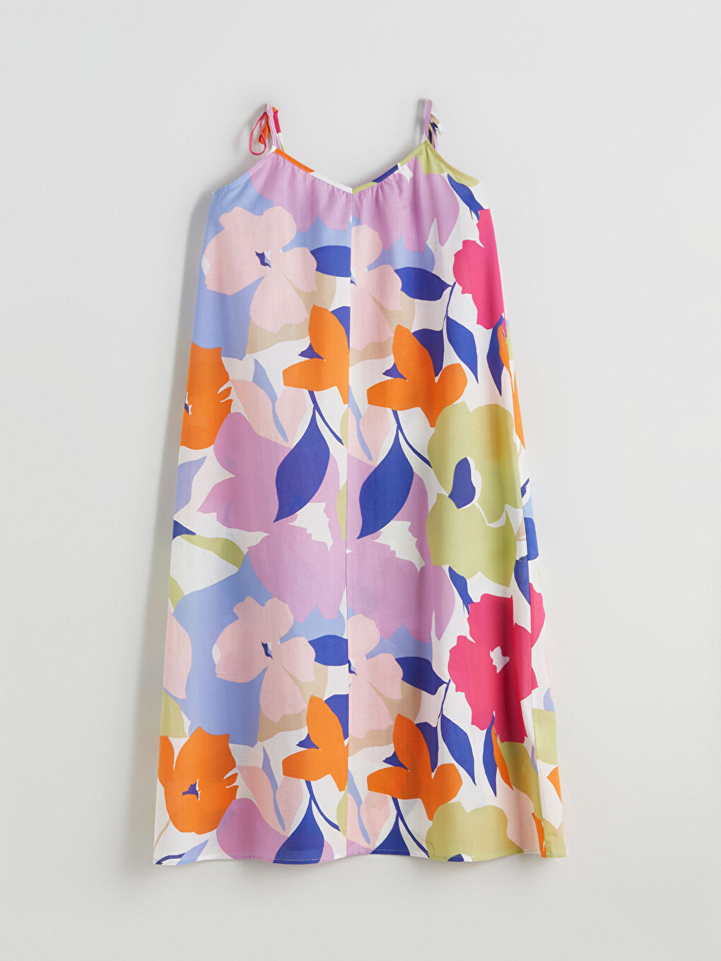 V-Neck Floral Dress -S5R360Z8-F9C
