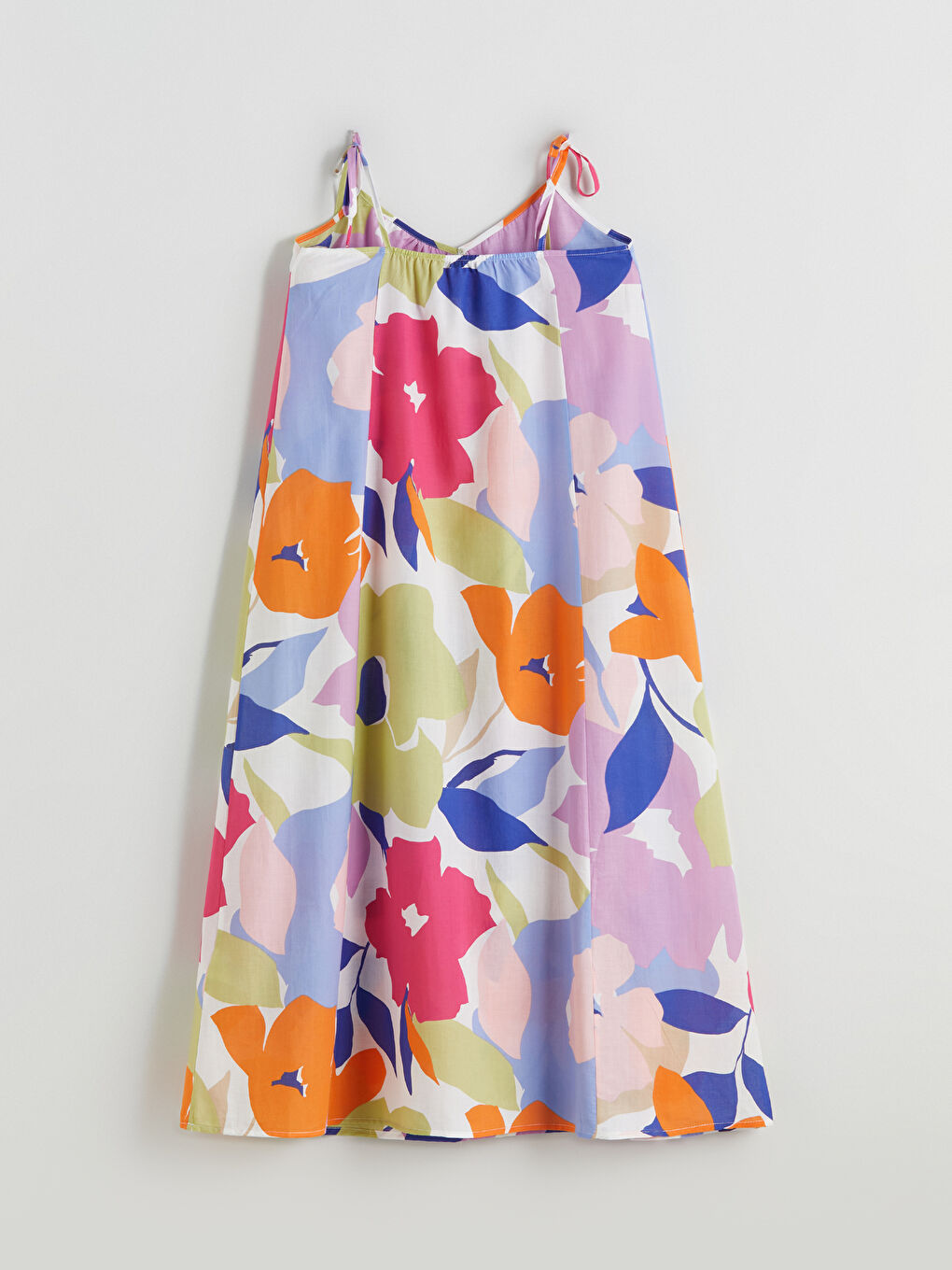 V-Neck Floral Dress -S5R360Z8-F9C
