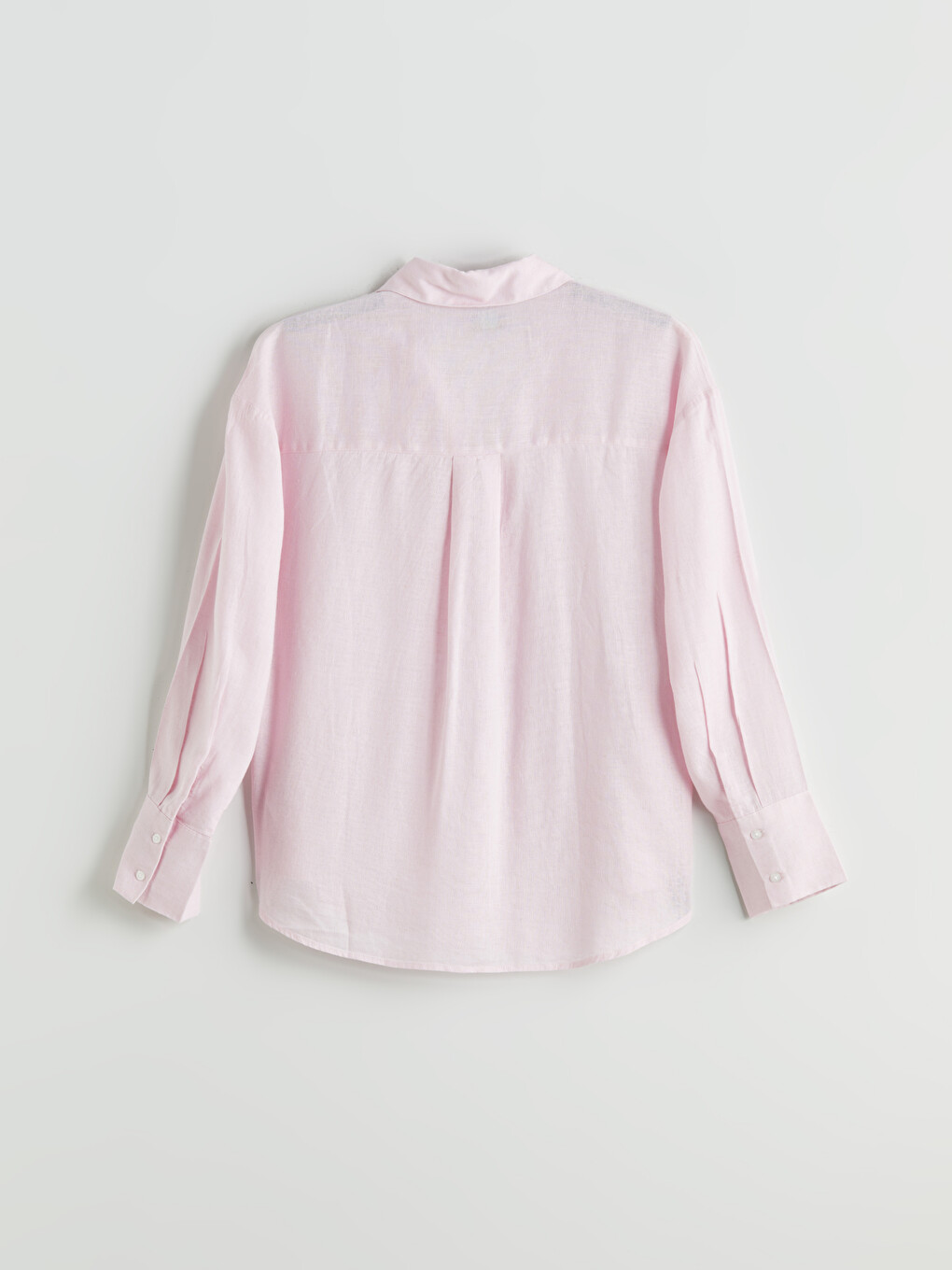 Chemise Surdimensionnée En Mélange De Lin Pour Femmes-6
