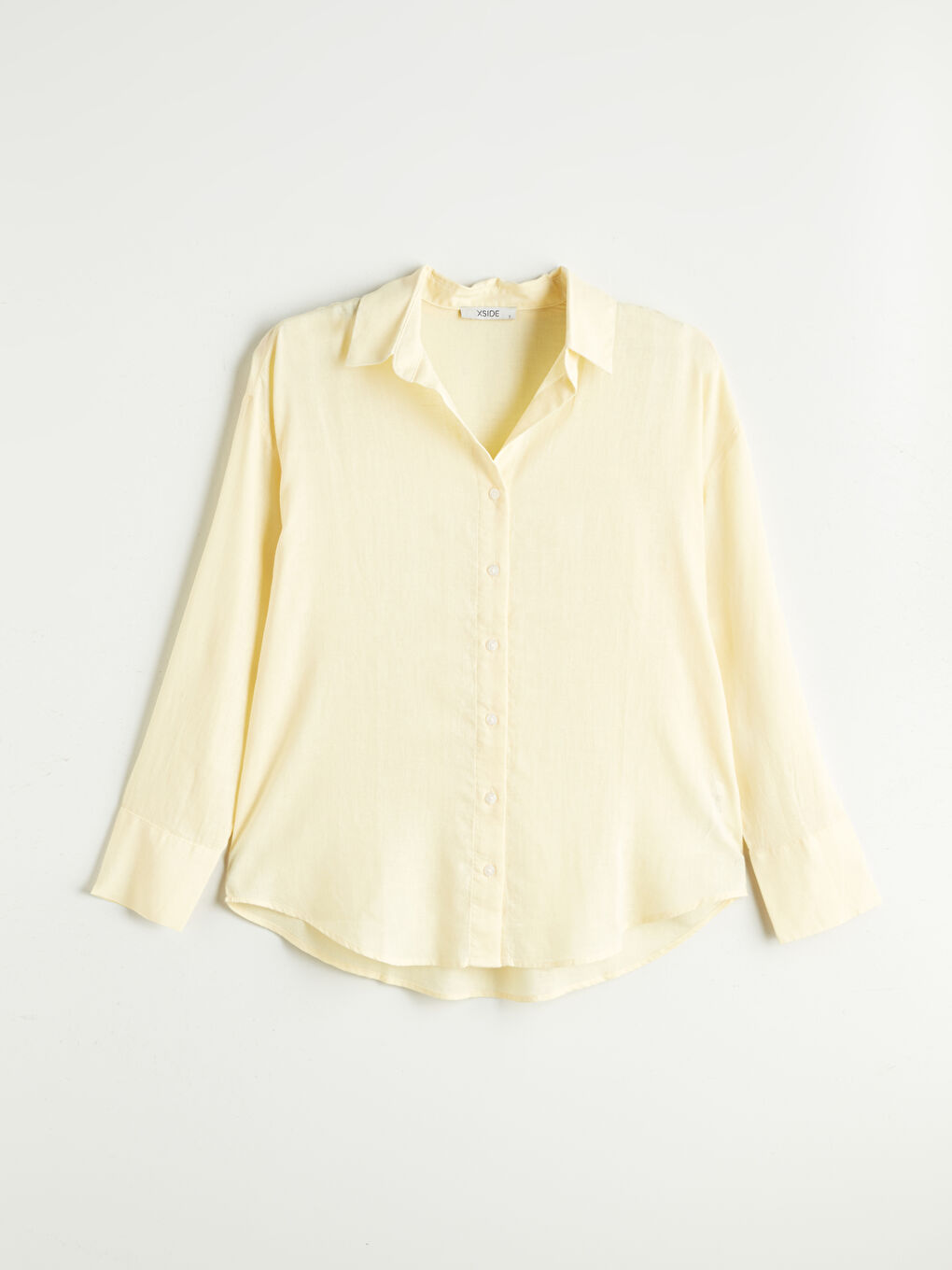 Oversize Linen Blend Women's Shirt-4