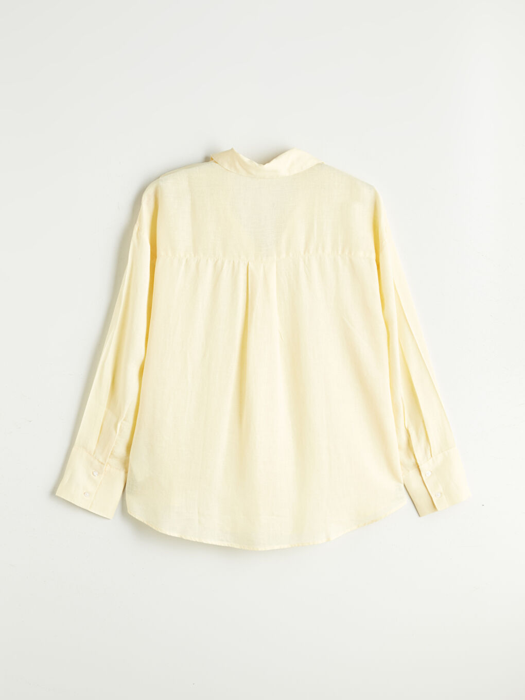 Oversize Linen Blend Women's Shirt-5