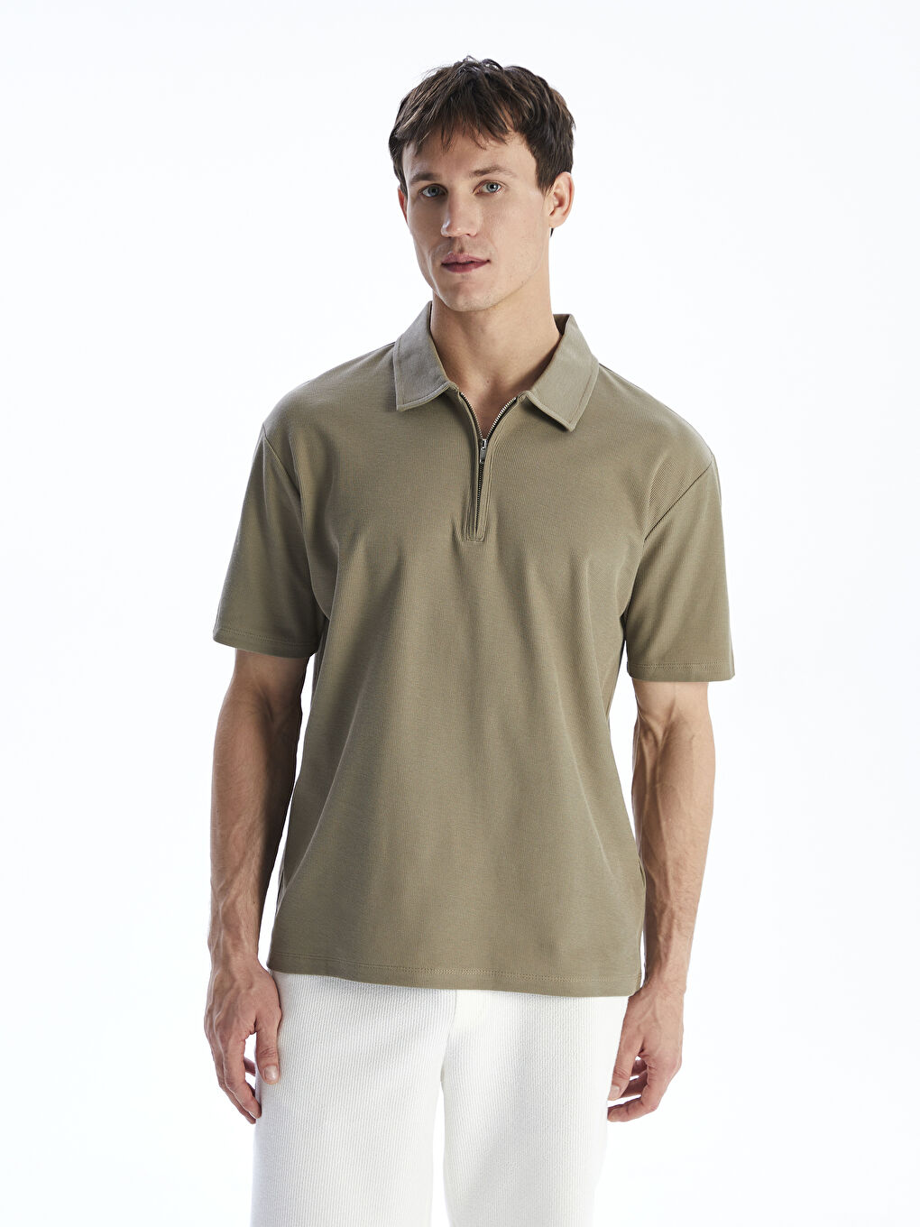 LCW Vision Men's Polo Neck T-Shirt -S5R389Z8-1F3