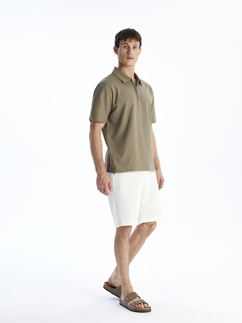 LCW Vision Men's Polo Neck T-Shirt -S5R389Z8-1F3