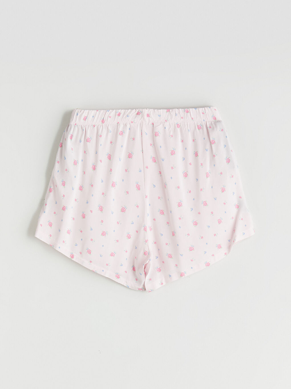 Pembe Kadın Şortlu Pijama Takımı Anne Kız Kombini-10