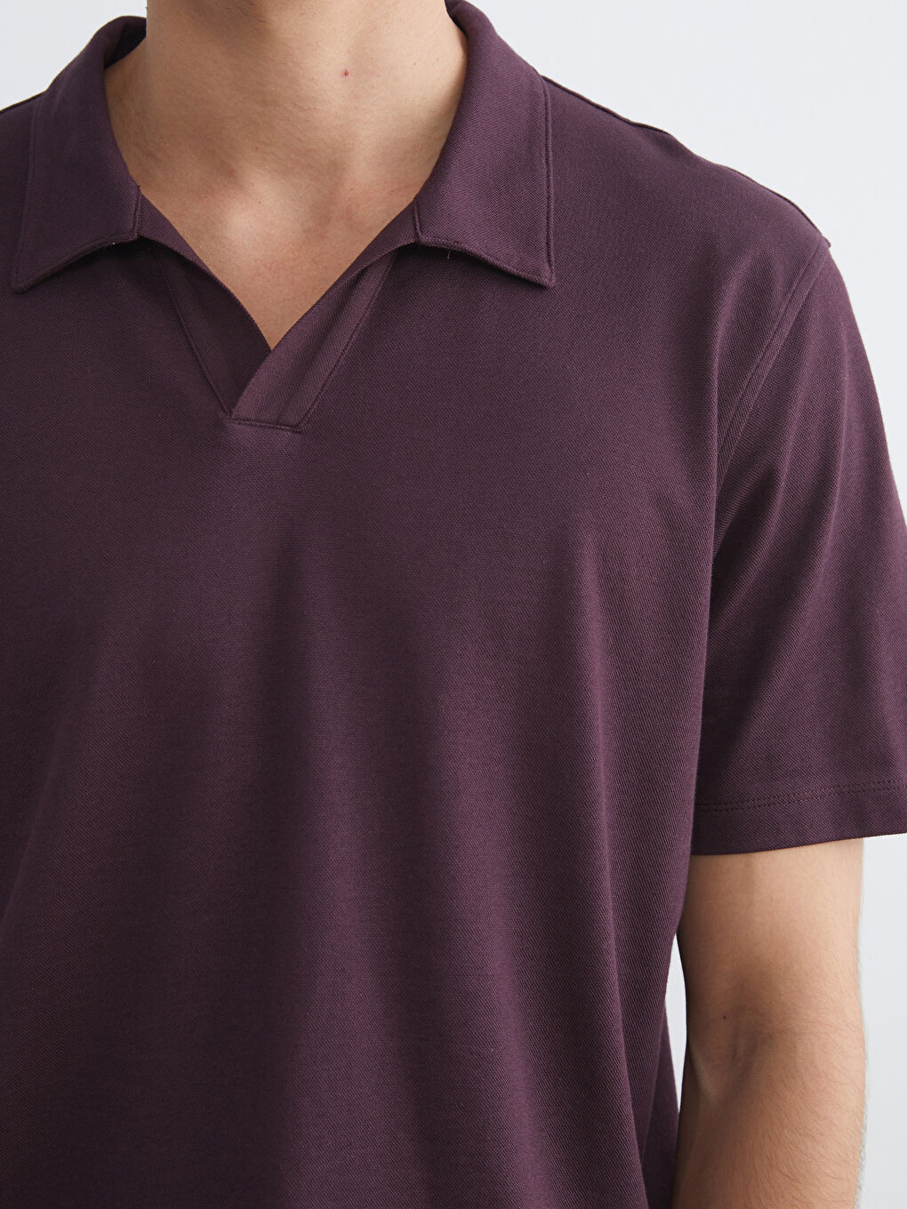 Polo Neck Pique Men's T-Shirt-2