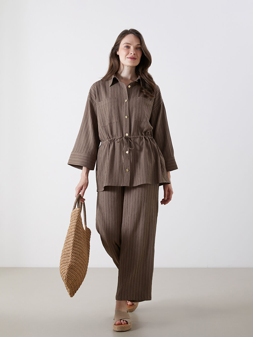 Woman BROWN Shirt Tunic -S5R401Z8-CUU