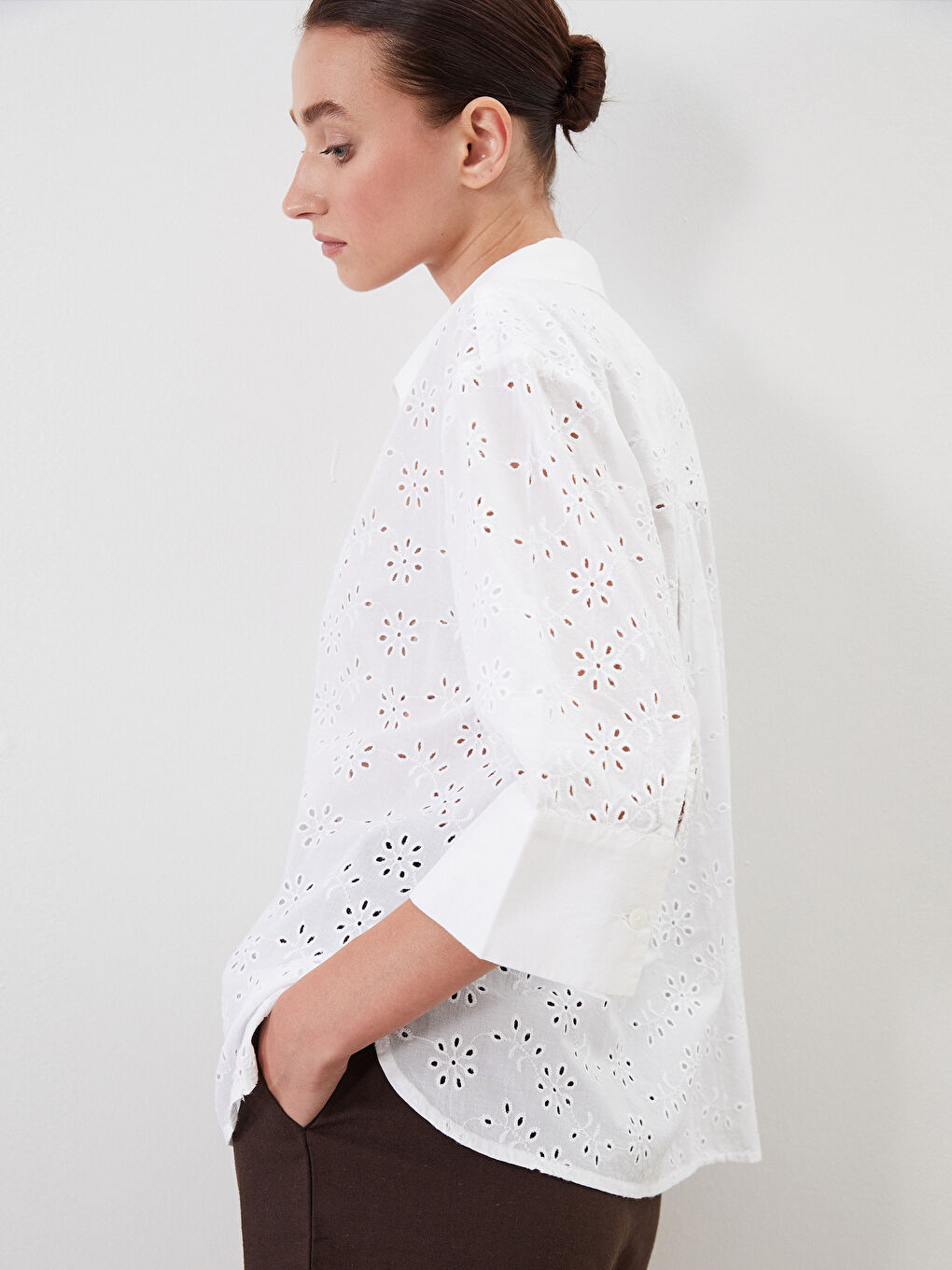 LCW Comfort Woman WHITE Shirt -S5R438Z8-Q6K