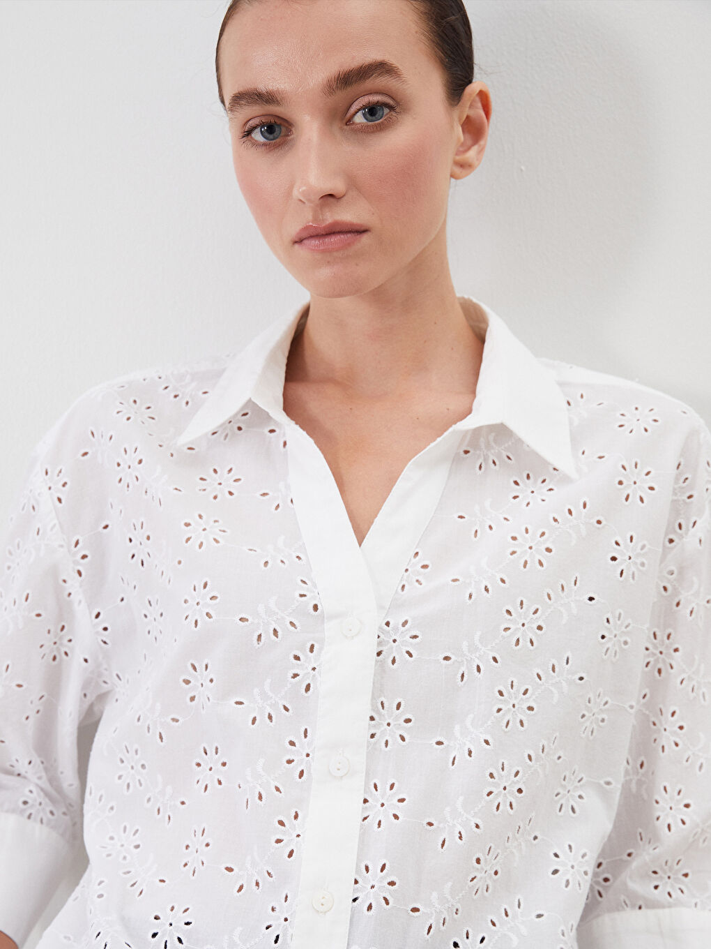 LCW Comfort Woman WHITE Shirt -S5R438Z8-Q6K