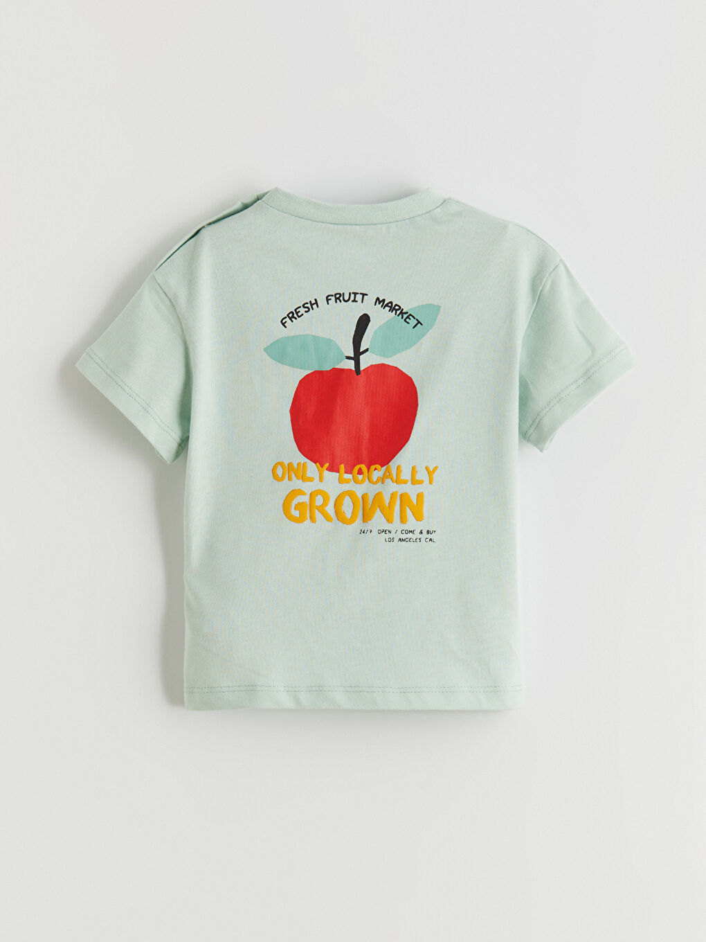 Yeşil Bisiklet Yaka Erkek Bebek Tişört-2