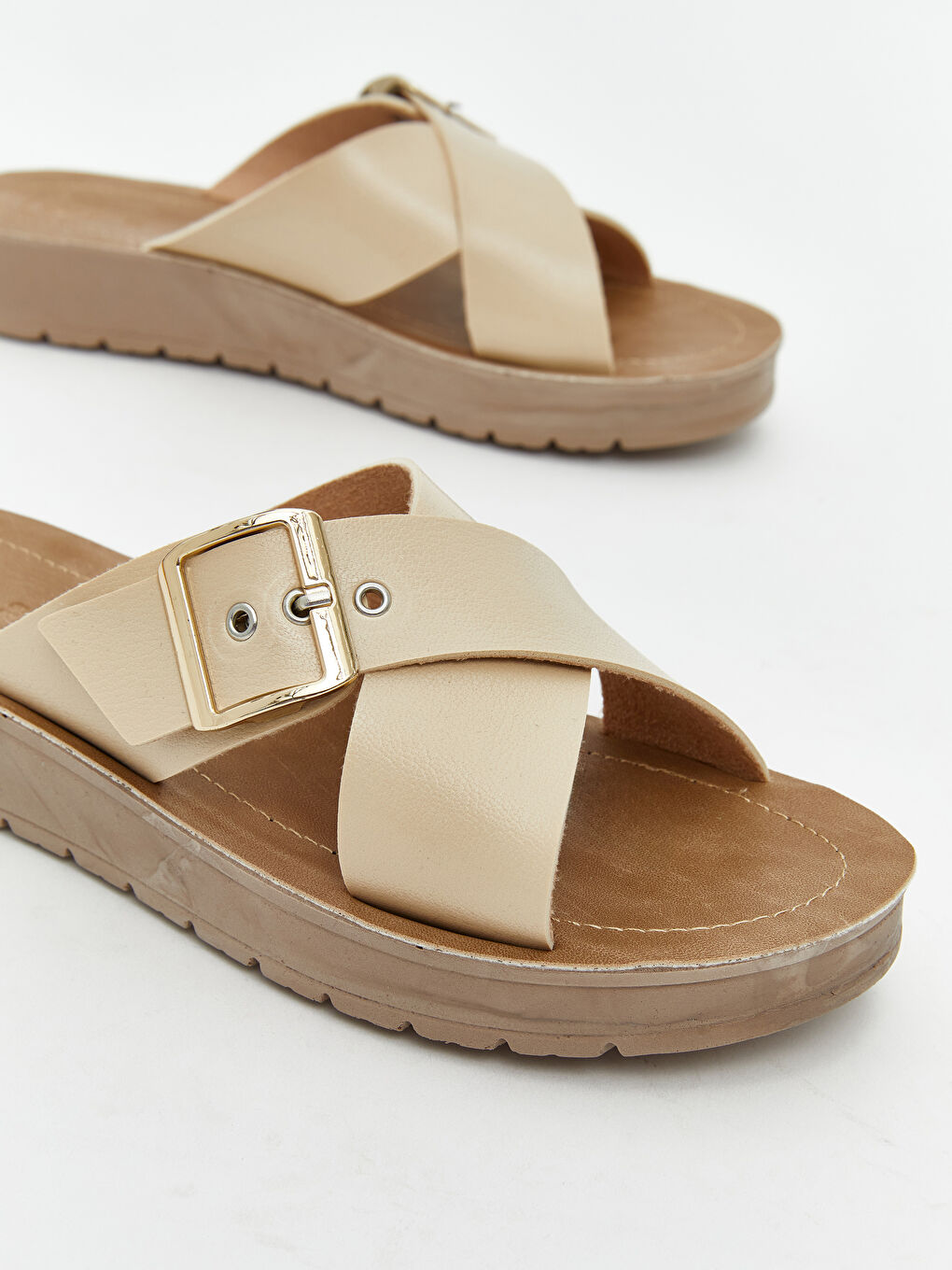 Cross-Strap Women's Slippers-2