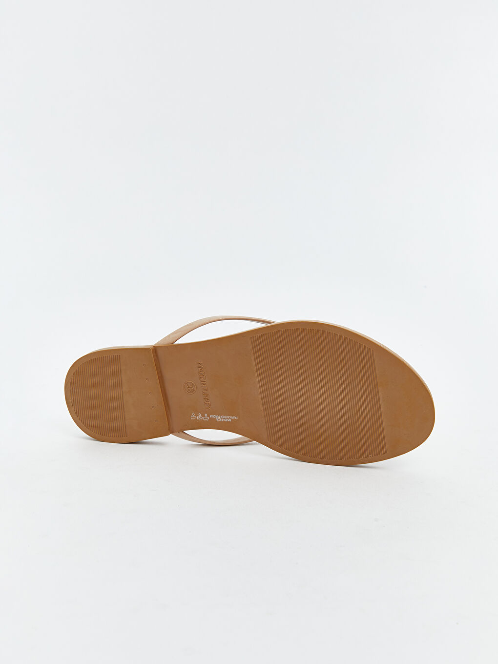 Bej Parmak Arası Kadın Plaj Terliği-3