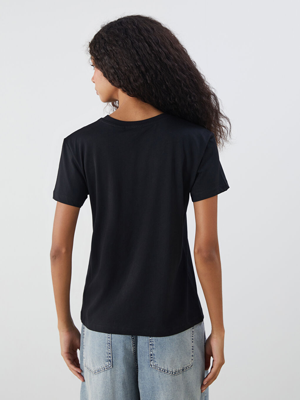 Woman BLACK T-Shirt -S5R483Z8-CVL