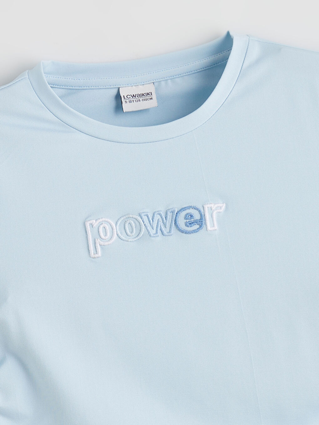 Crew Neck Girls' T-Shirt -S5R487Z4-FUX