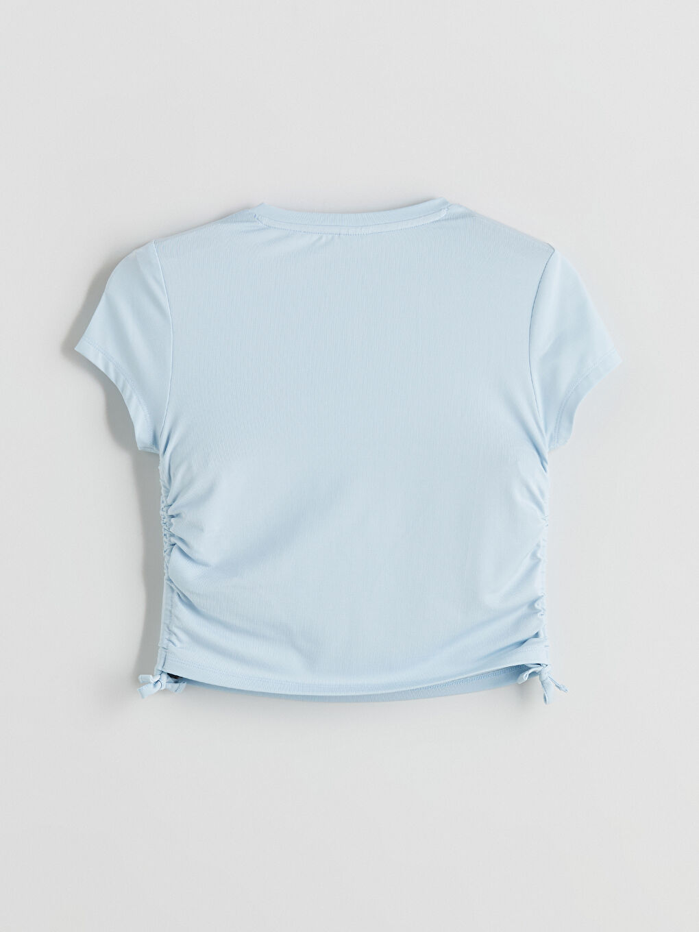 Crew Neck Girls' T-Shirt -S5R487Z4-FUX