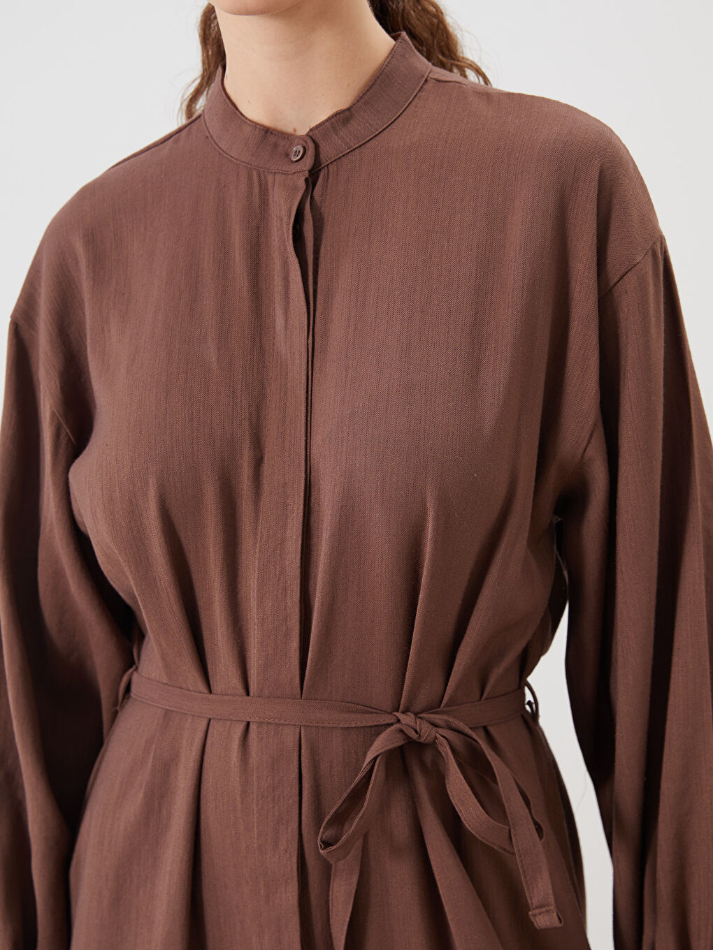 Woman BROWN Shirt Dress -S5R502Z8-ZH2