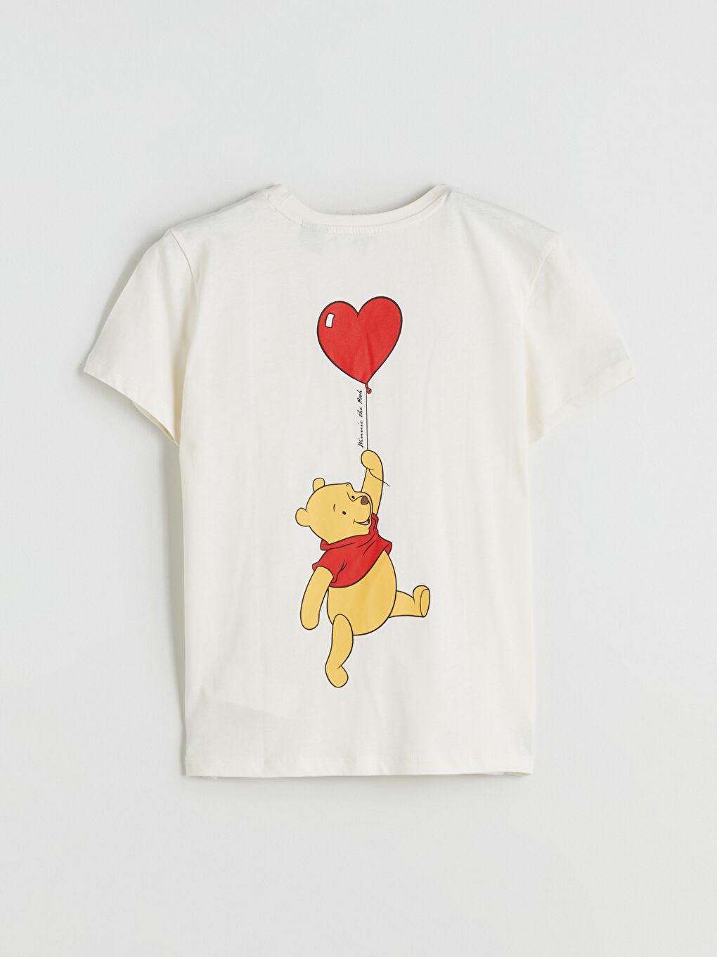 Crew Neck Winnie the Pooh Licensed Women's T-Shirt-5