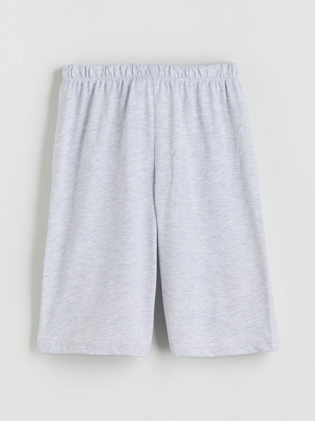 Gri Beli Lastikli Erkek Çocuk Pijama Şort