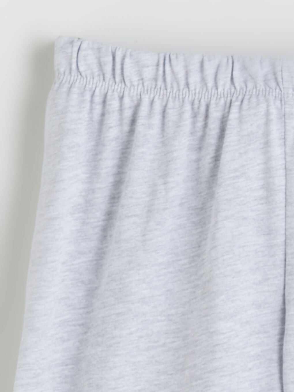 Gri Beli Lastikli Erkek Çocuk Pijama Şort-1