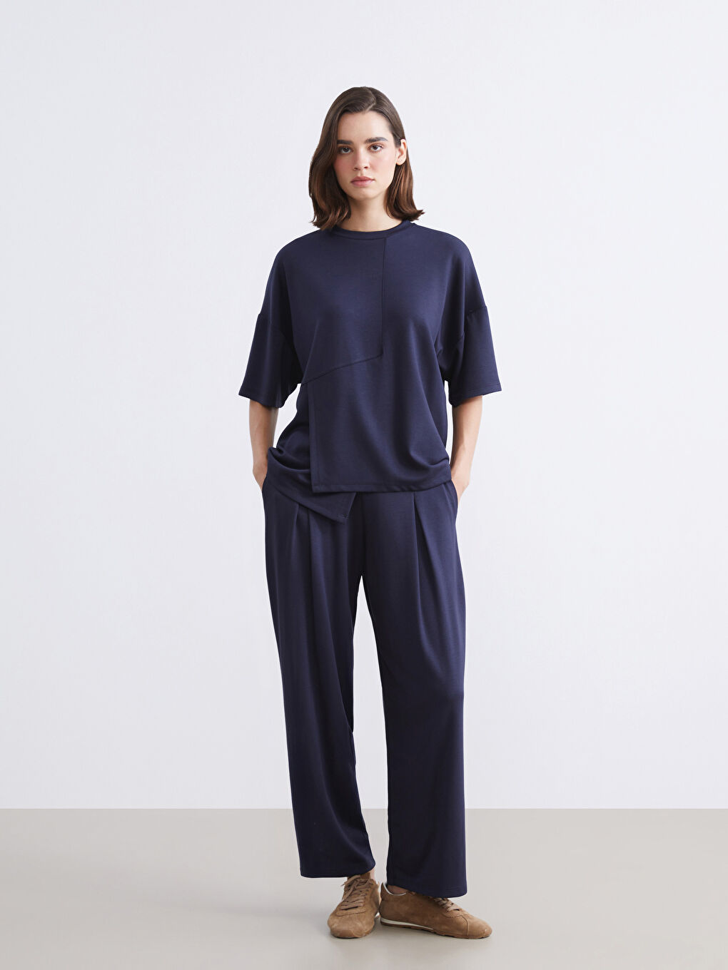 Crew Neck Women's T-Shirt-1