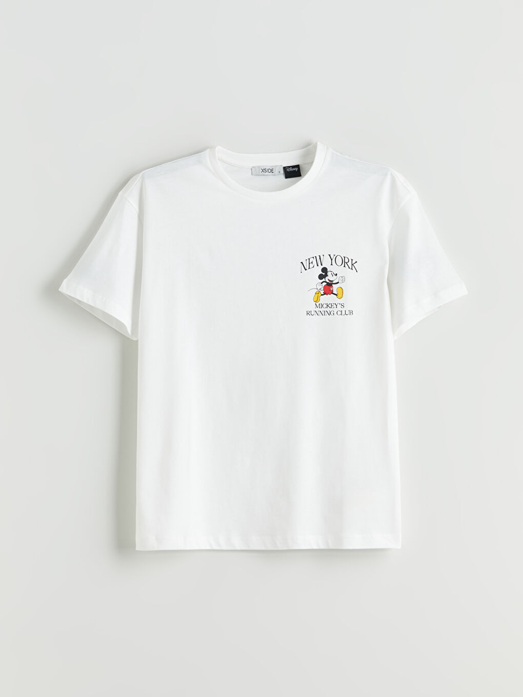 Crew Neck Mickey Mouse Printed Women's T-Shirt -S5R539Z8-R9J