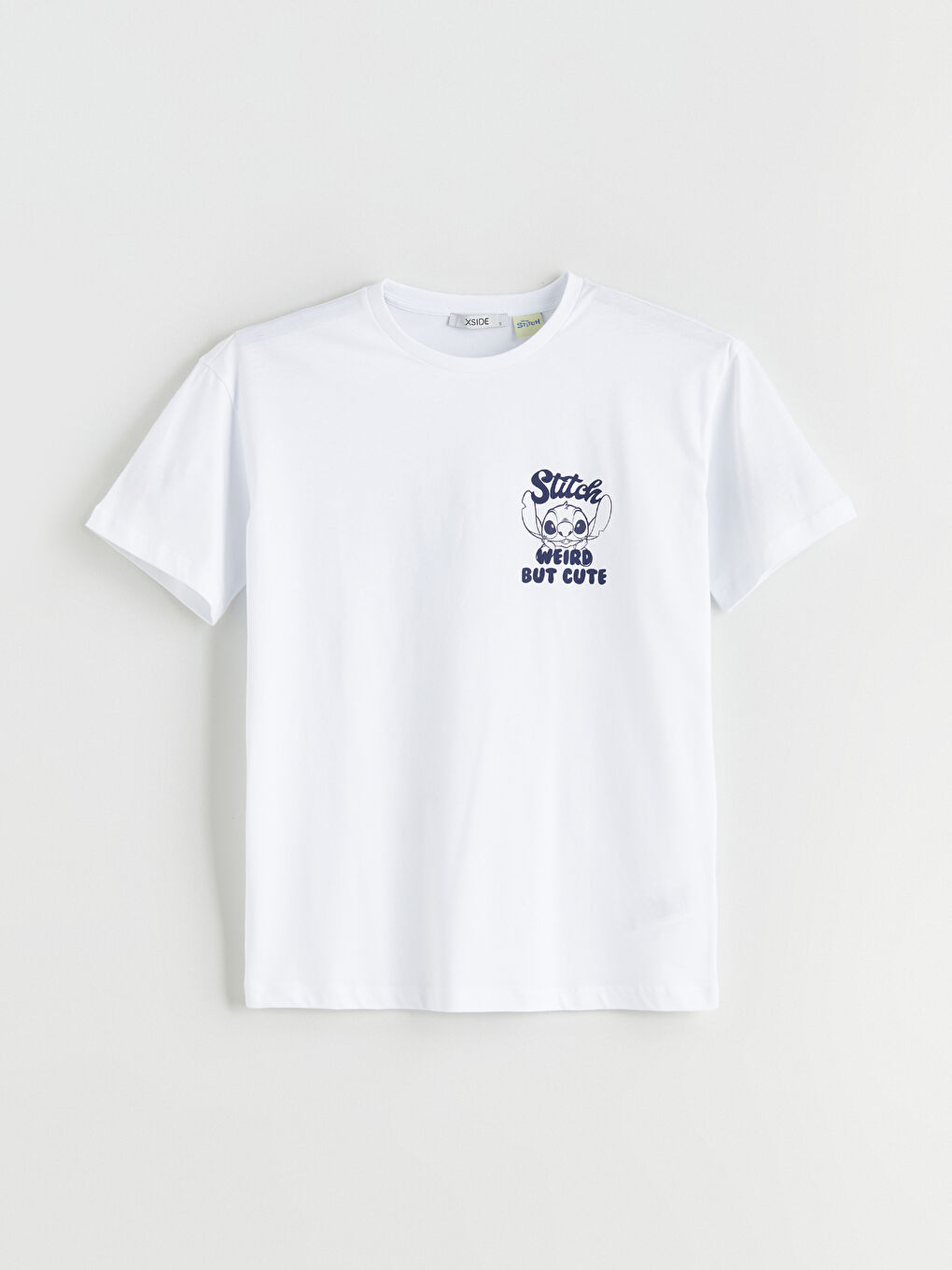 Crew Neck Stitch Printed Women's T-Shirt -S5R546Z8-Q6K