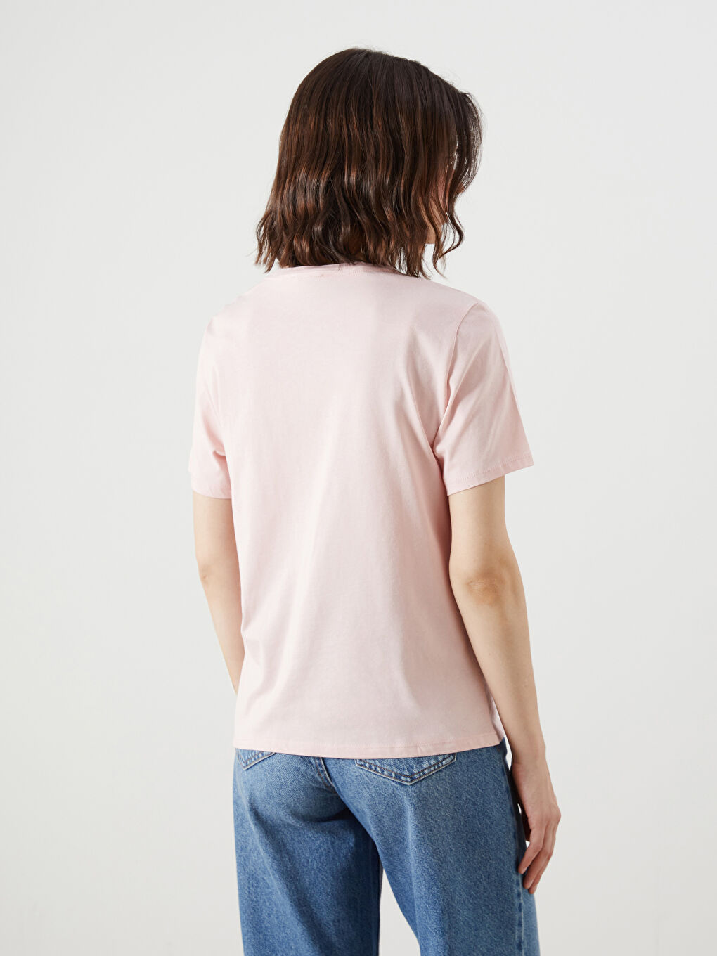 LCW Vision Woman PINK T-Shirt -S5R548Z8-G3G