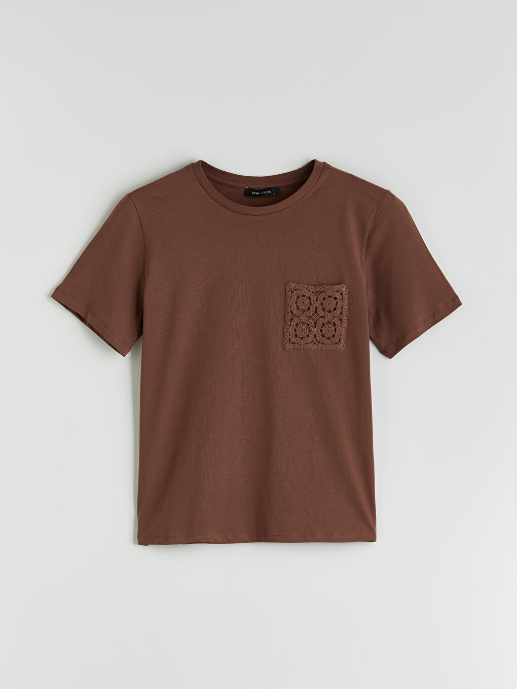 LCW Vision Woman BROWN T-Shirt -S5R548Z8-R1R