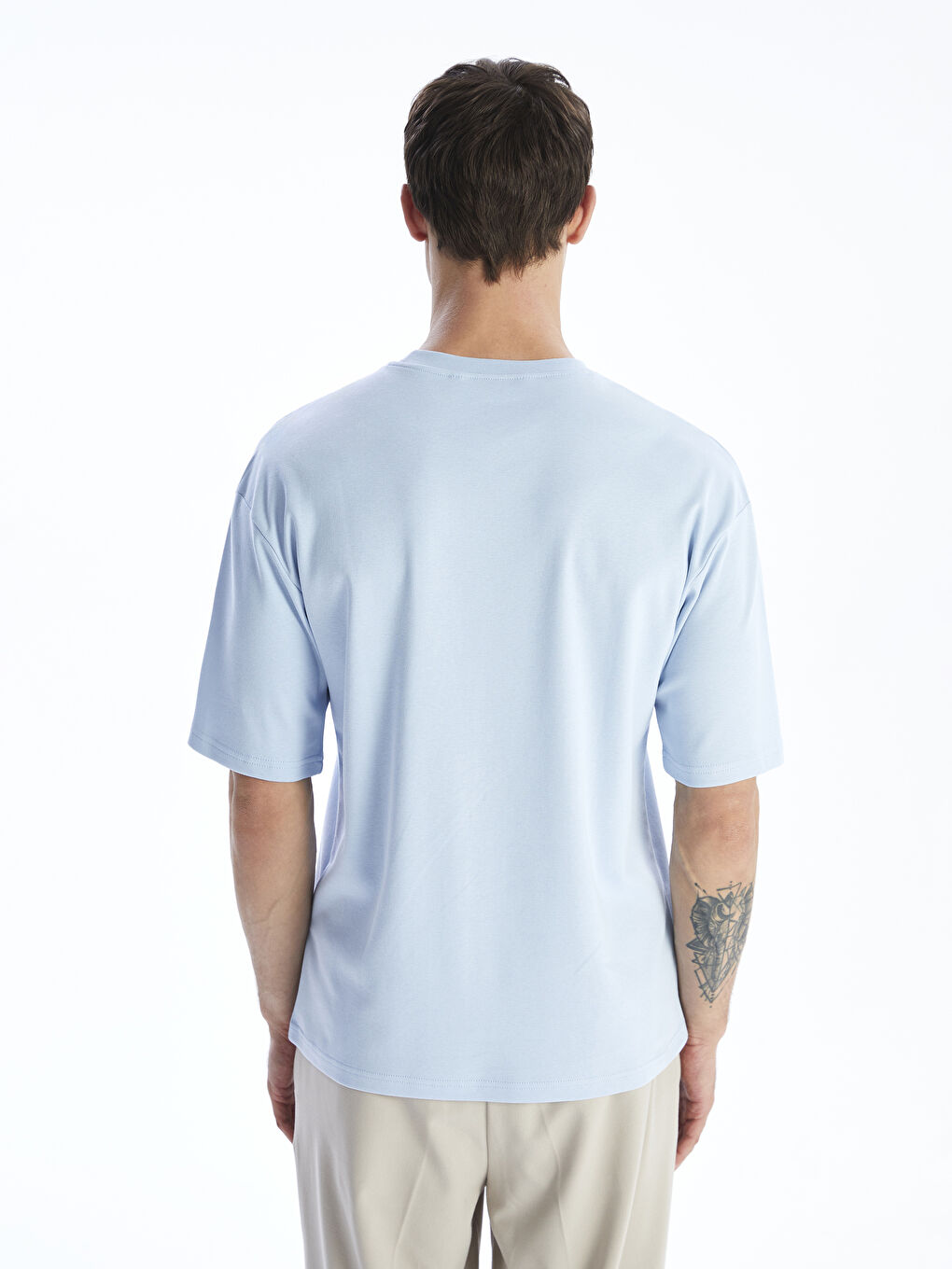 LCW Vision Crew Neck Printed Men's T-Shirt -S5R555Z8-G9Q