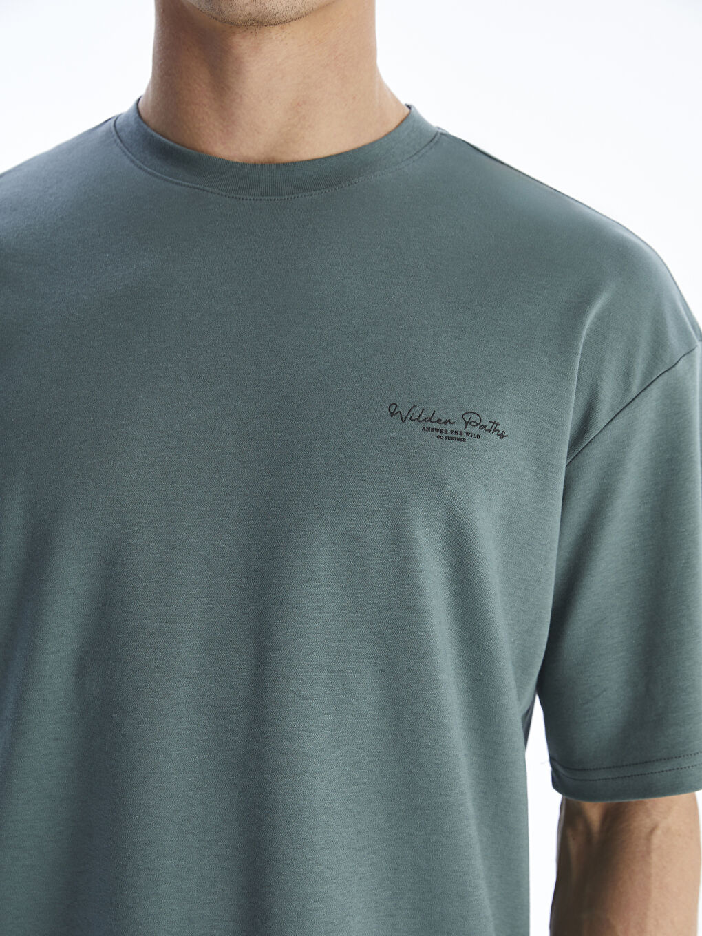 LCW Vision Crew Neck Printed Men's T-Shirt -S5R555Z8-H9D