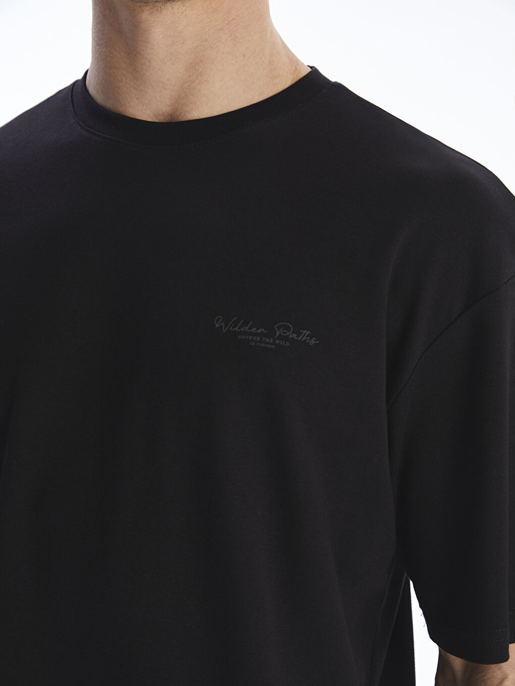 LCW Vision Crew Neck Printed Men's T-Shirt -S5R555Z8-ZGY