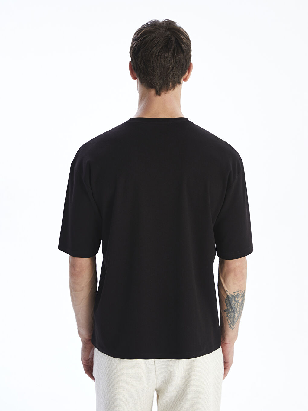 LCW Vision Crew Neck Printed Men's T-Shirt -S5R555Z8-ZGY