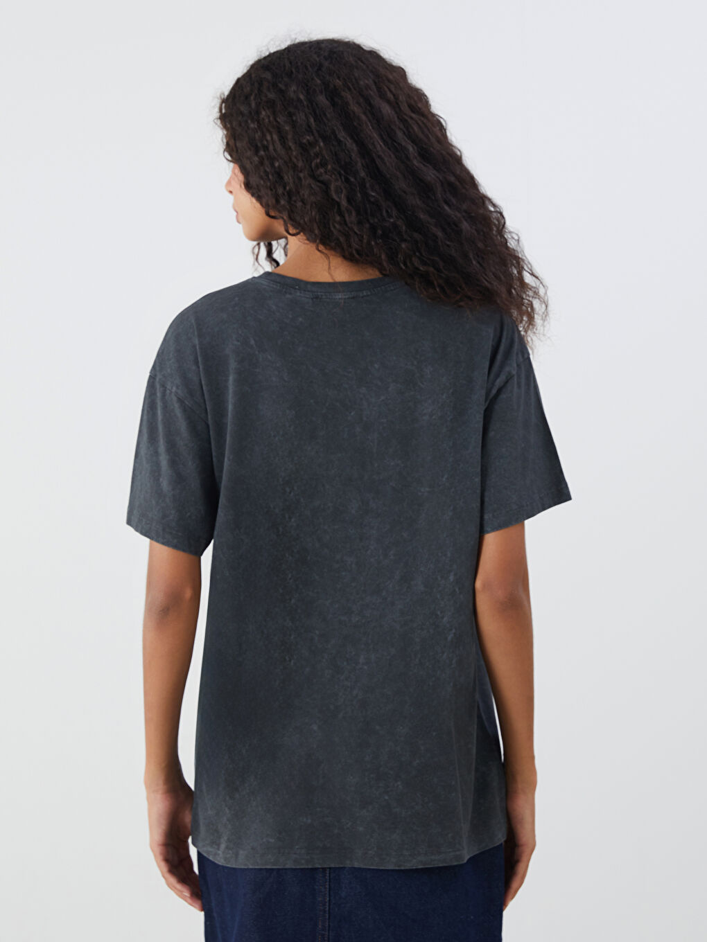 Crew Neck Lilo & Stitch Printed Women's T-Shirt -S5R557Z8-VDL
