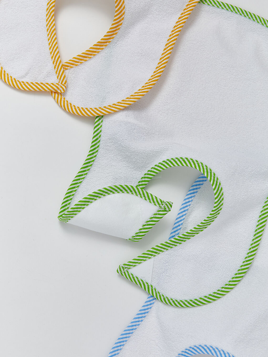 Çıt Çıt Kapamalı Erkek Bebek Mama Önlüğü 3'lü-1