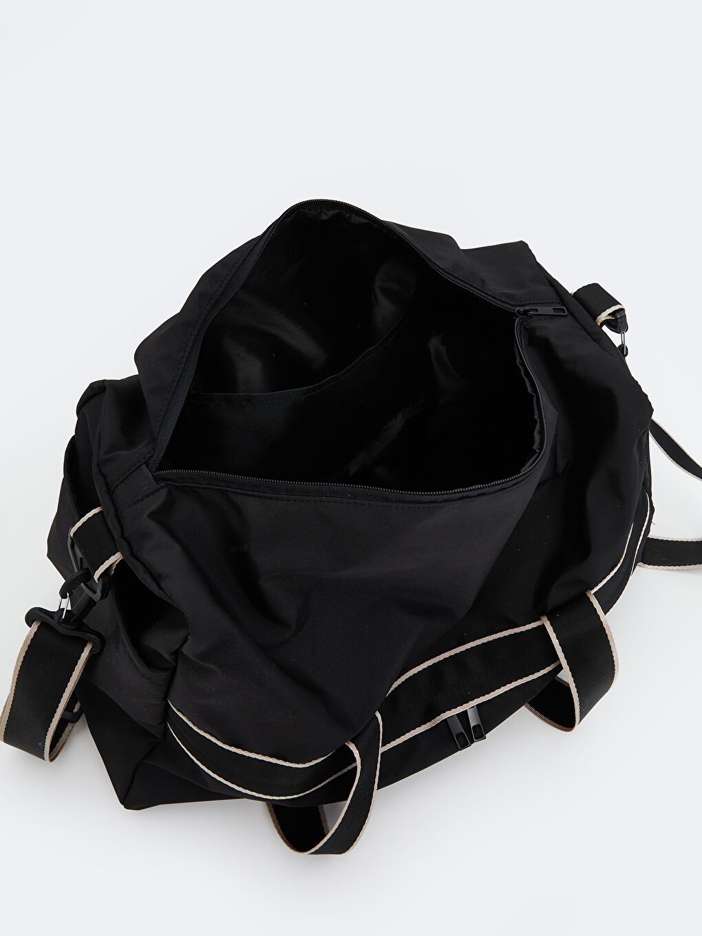 Siyah Çıkarılabilir Askılı Kadın Spor Çantası-7