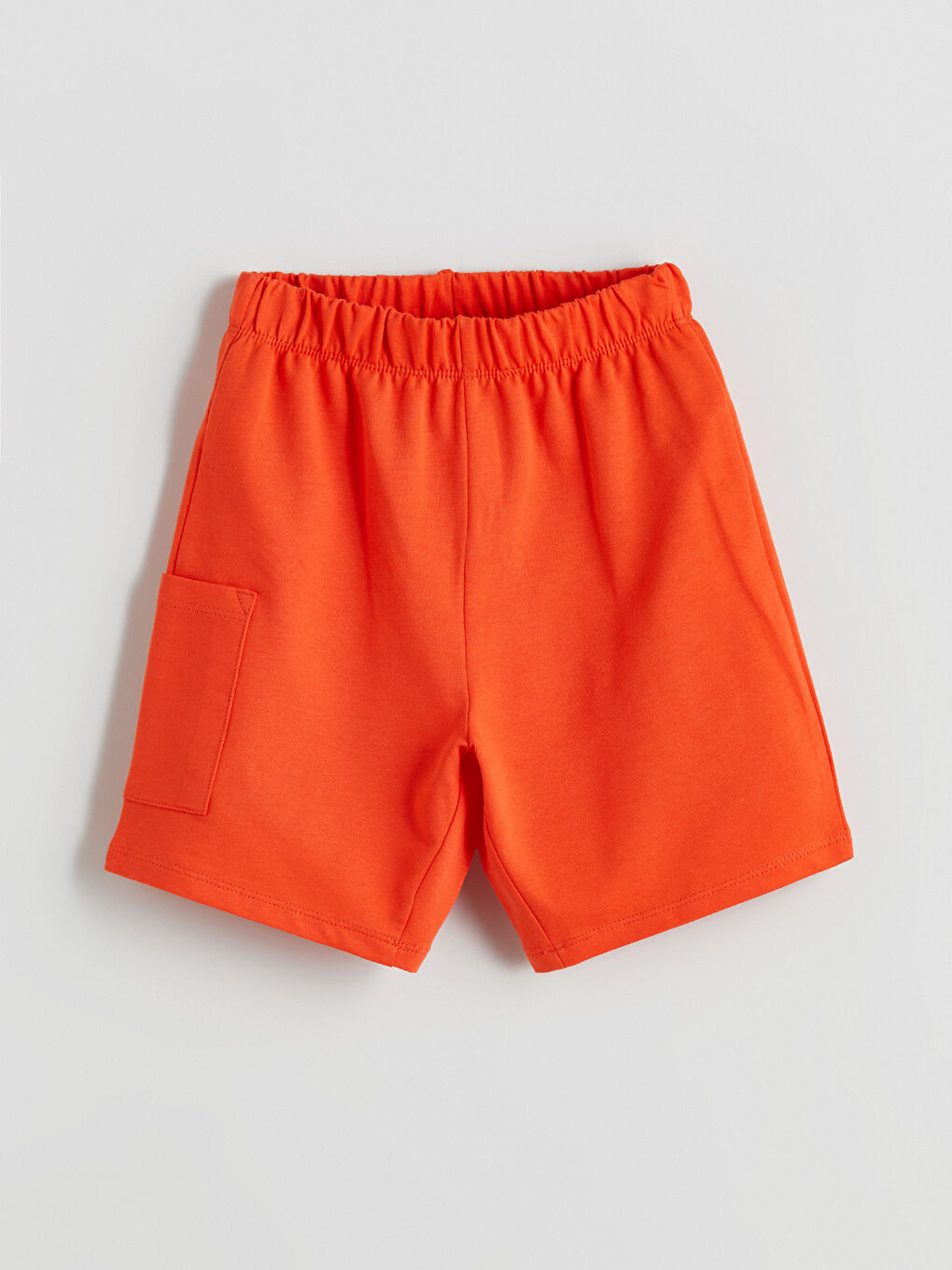 Turuncu Beli Lastikli Basic Erkek Çocuk Şort