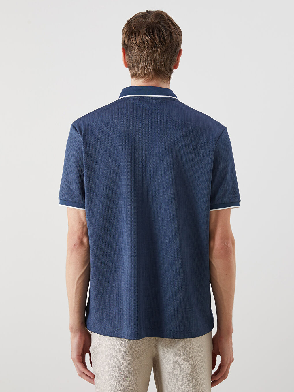 LCW Vision Men's Polo Neck T-Shirt -S5R598Z8-R4M