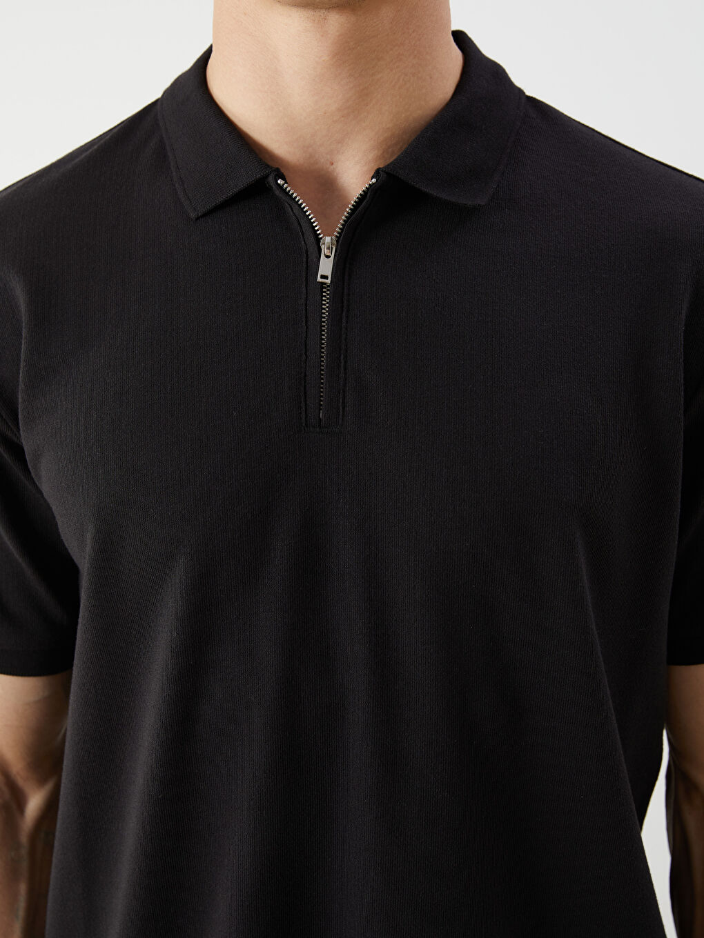 LCW Vision Polo Neck Jersey Men's T-Shirt -S5R599Z8-CVL
