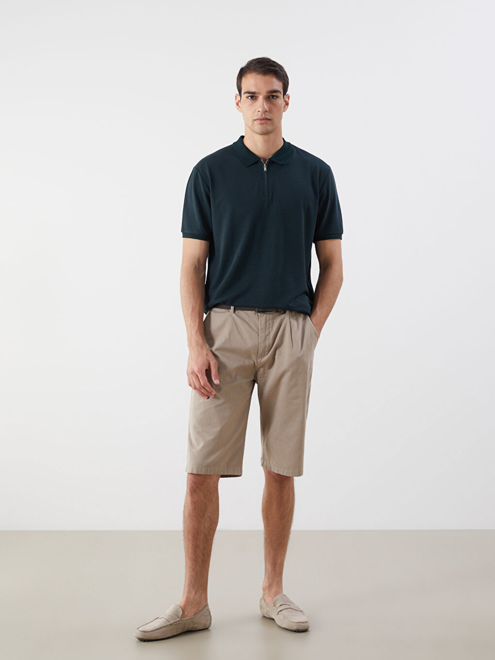 LCW Vision Polo Neck Jersey Men's T-Shirt -S5R599Z8-CYB