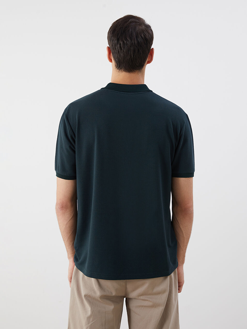 LCW Vision Polo Neck Jersey Men's T-Shirt -S5R599Z8-CYB